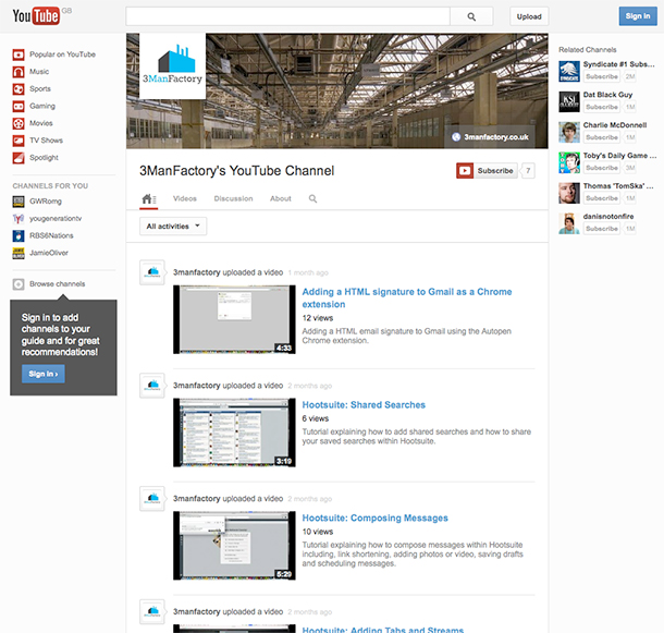 Youtube S One Channel Layout Rolls Out To All Users